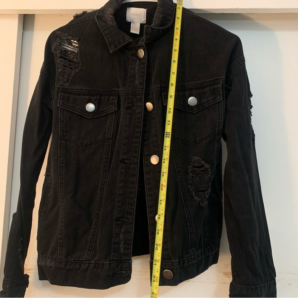 Forever 21 Black Denim Jacket